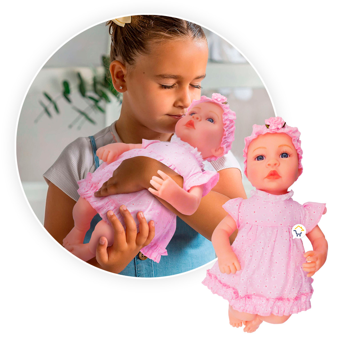 Muñeca Bebe Realista Sensor JX255